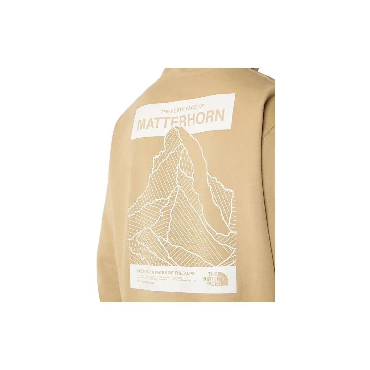 Sudadera Matterhorn Hoodie Hombre Khaki Stone