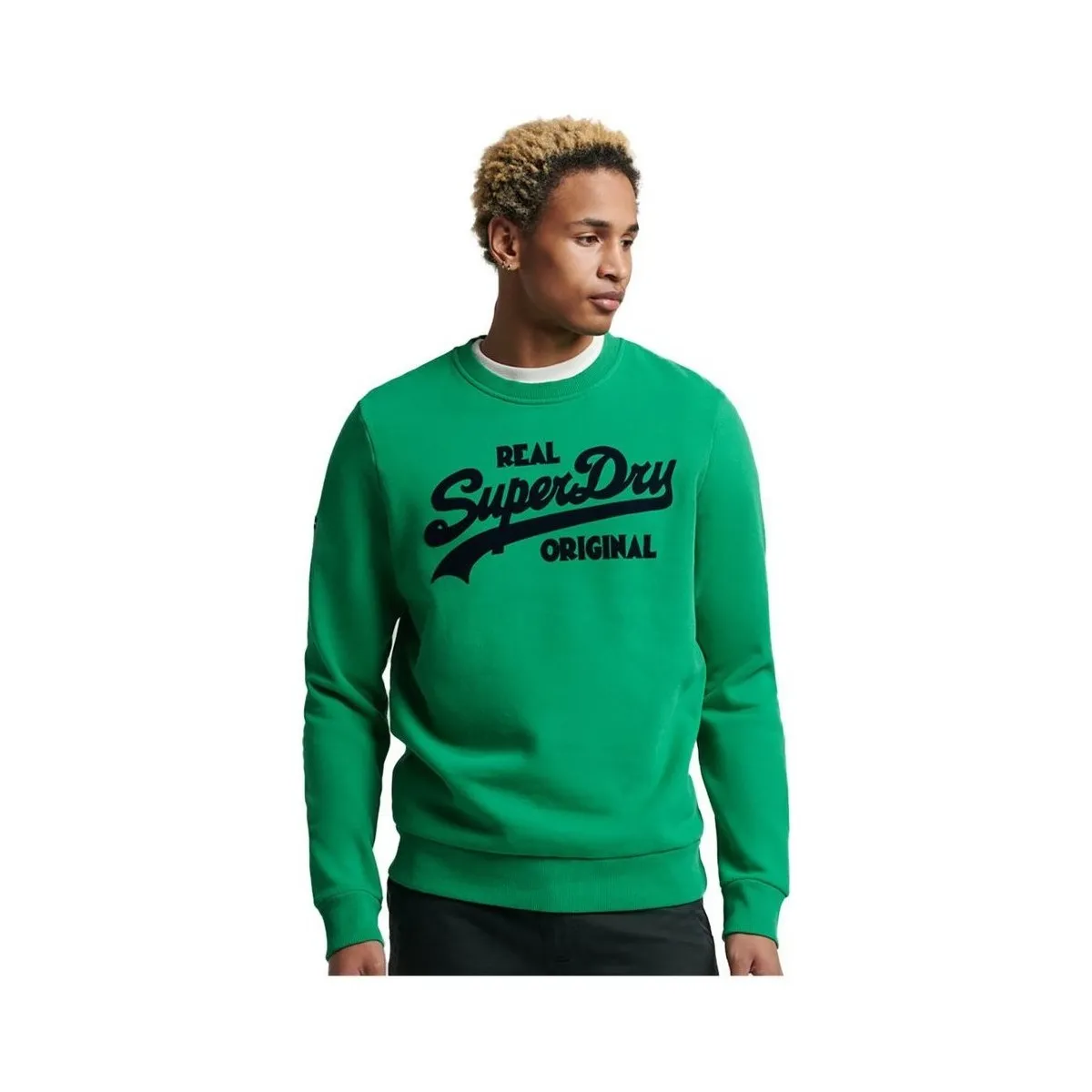 SUDADERA VINTAGE LOGO  HOMBRE