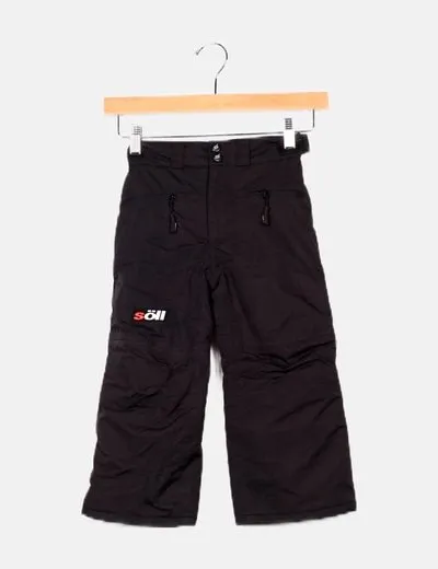 Söil Pantalón negro impermeable