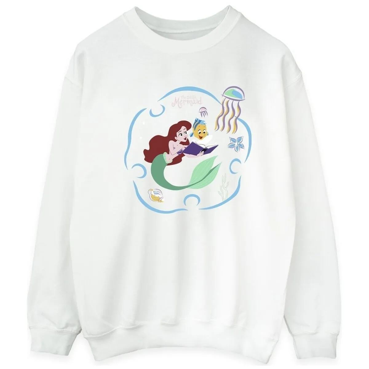 The Little Mermaid Reading A Book