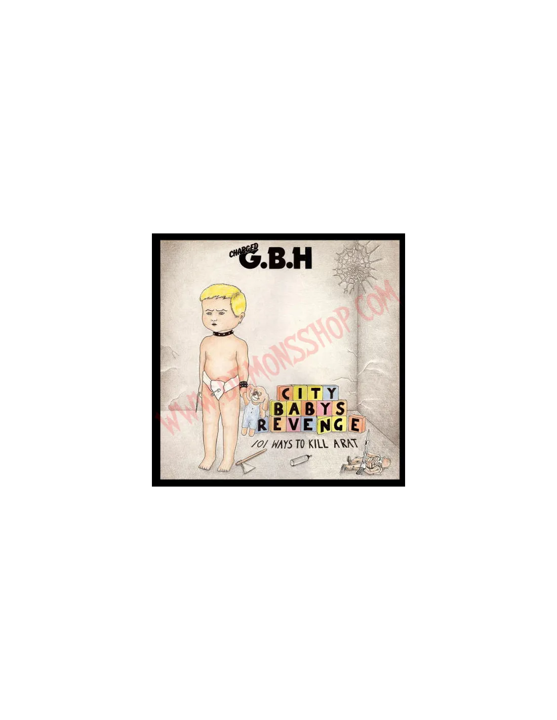 Vinilo LP GBH ‎– City Babys Revenge