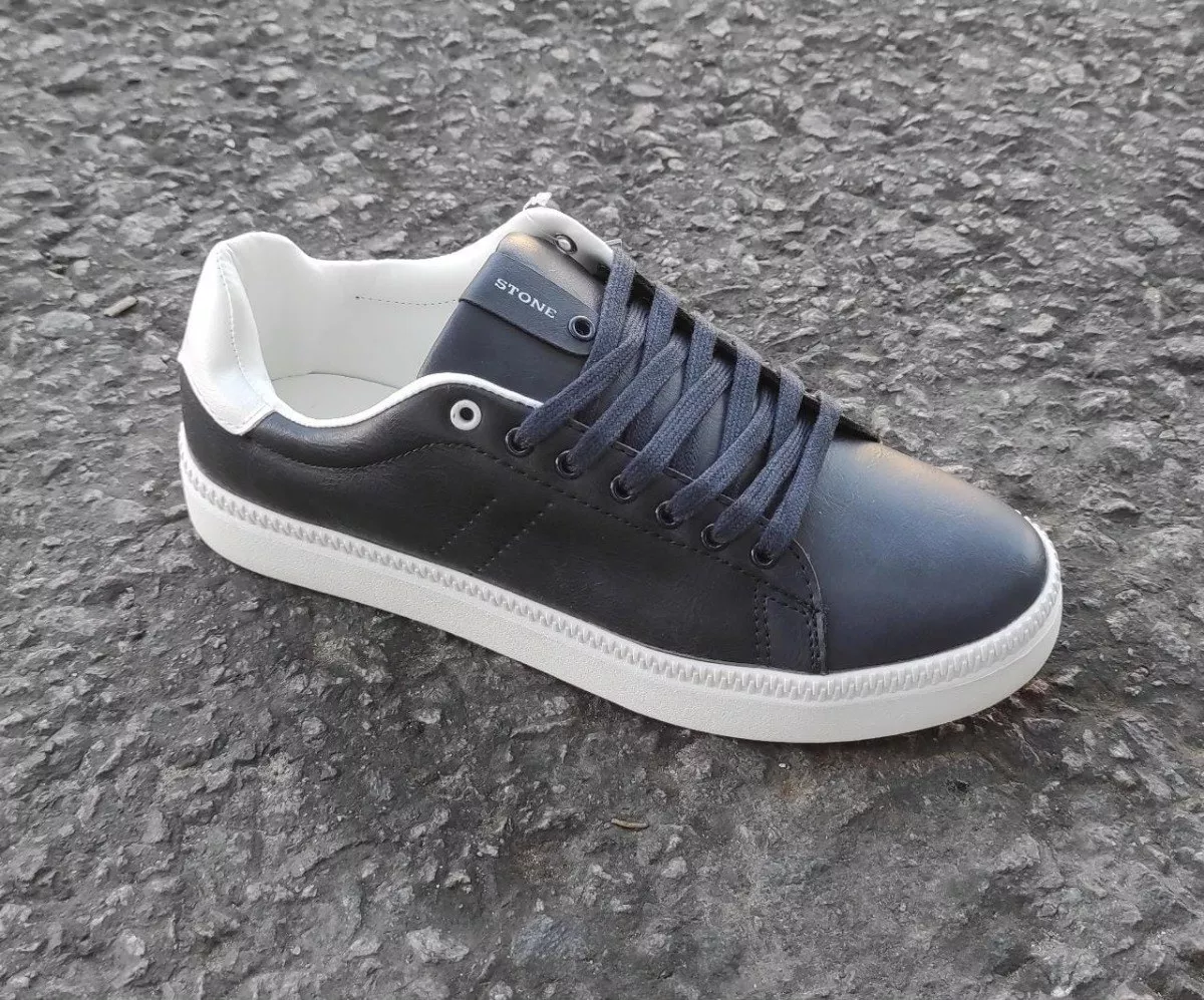 Zapatilla Urbana Hombre Eco Cuero Stone 8102