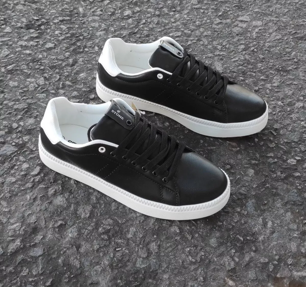 Zapatilla Urbana Hombre Eco Cuero Stone 8102