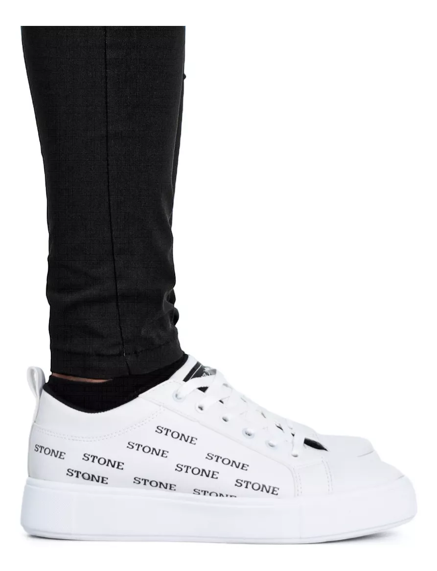 Zapatilla Urbana Hombre Liviana Comoda Plataforma Stone 8147