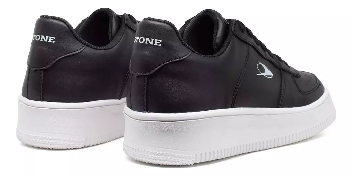 Zapatilla Urbana Hombre Sneaker Cómoda Eco Cuero Stone 8071