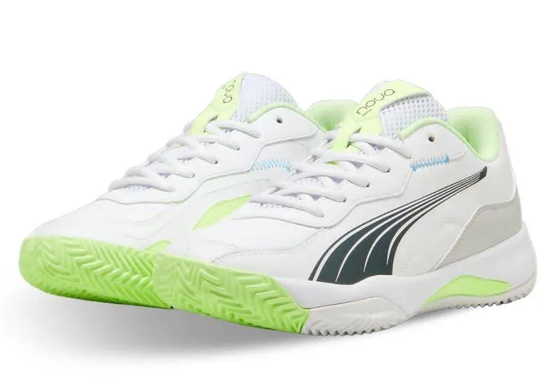 Zapatillas Puma NOVA Smash Pádel Faster Blanco/Lima