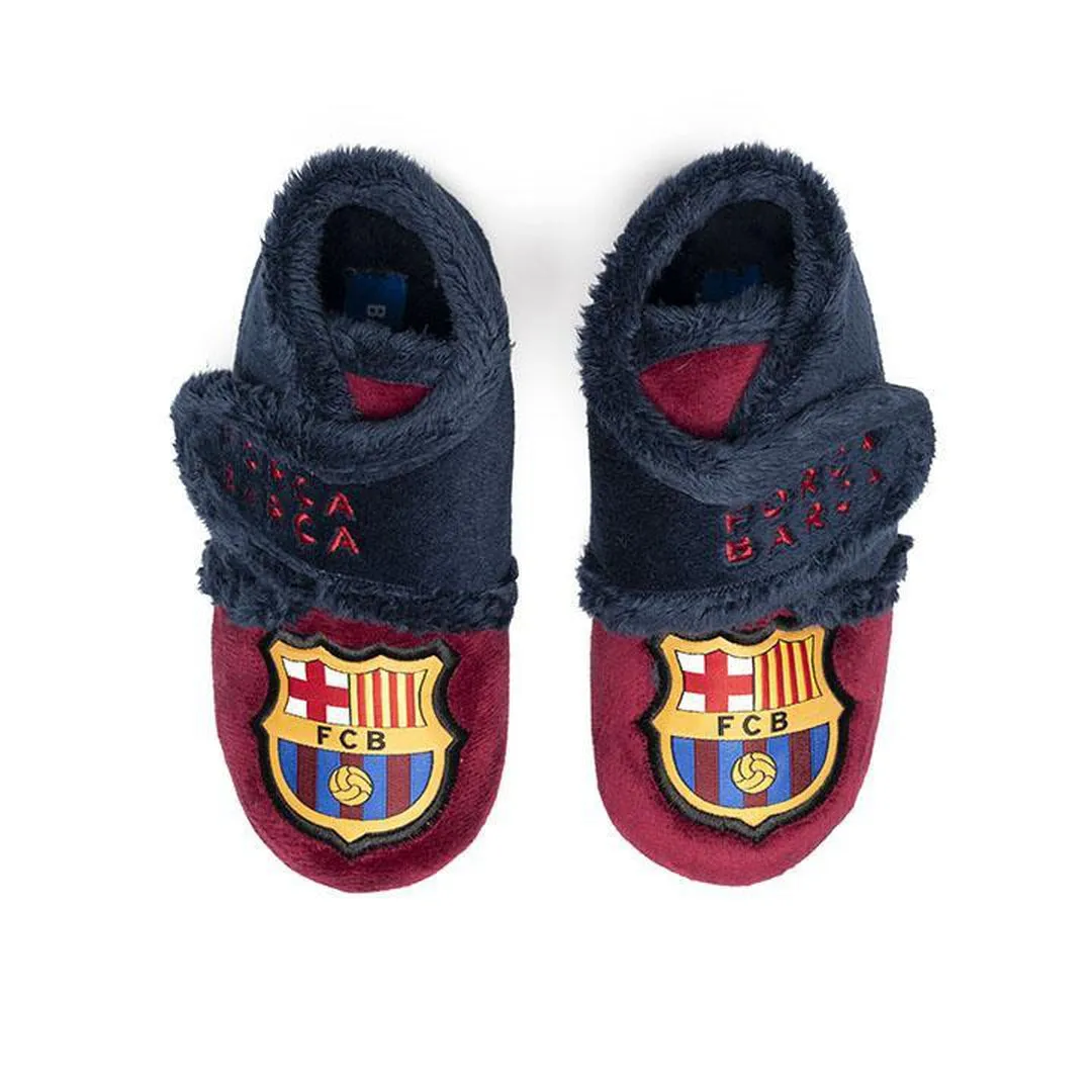 Zapatillas tipo Botita para nio/a FC Barcelona Oficiales con Escudo