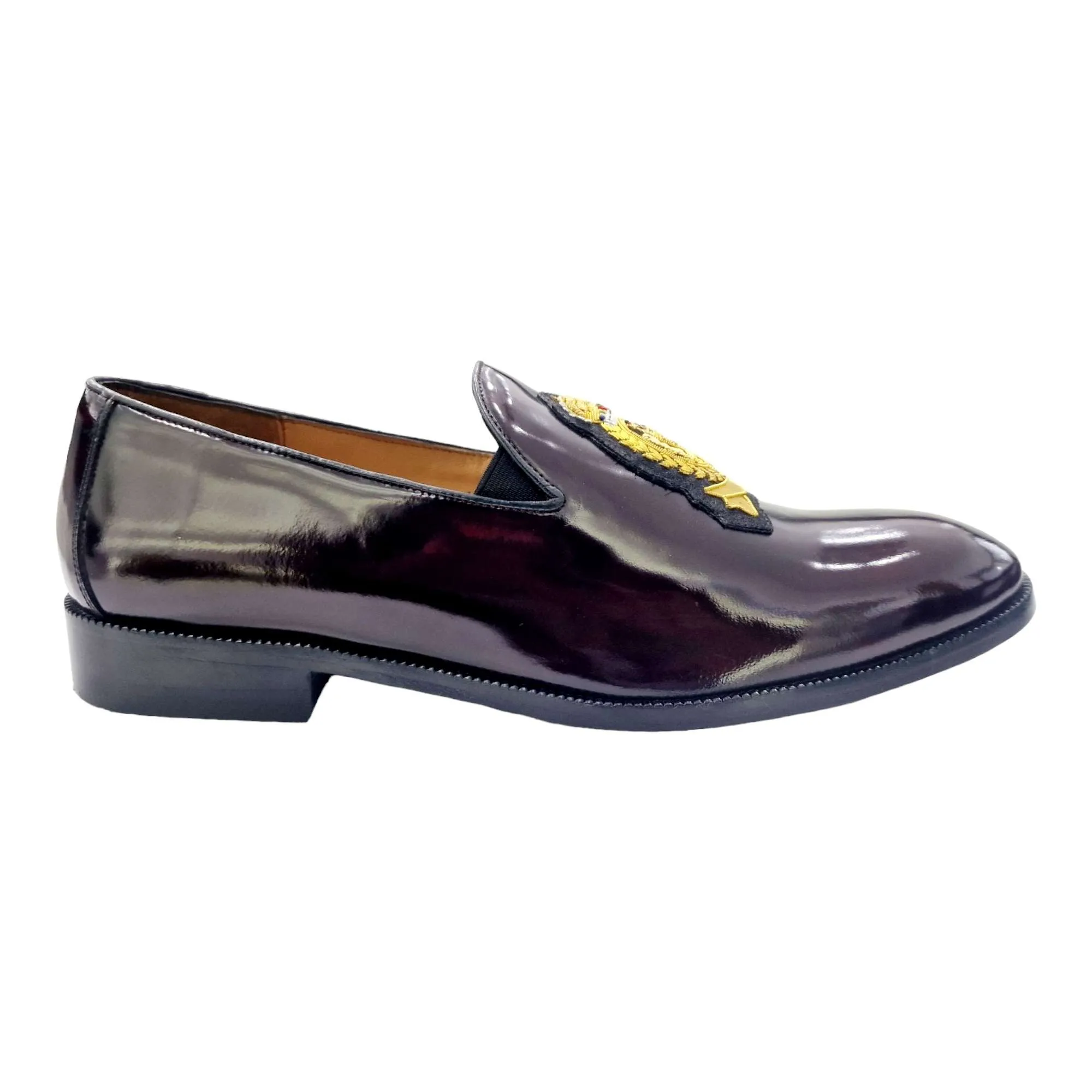 ZAPATOS VESTIR HOMBRE FLORENTIC ADORNO ESCUDO BURDEOS